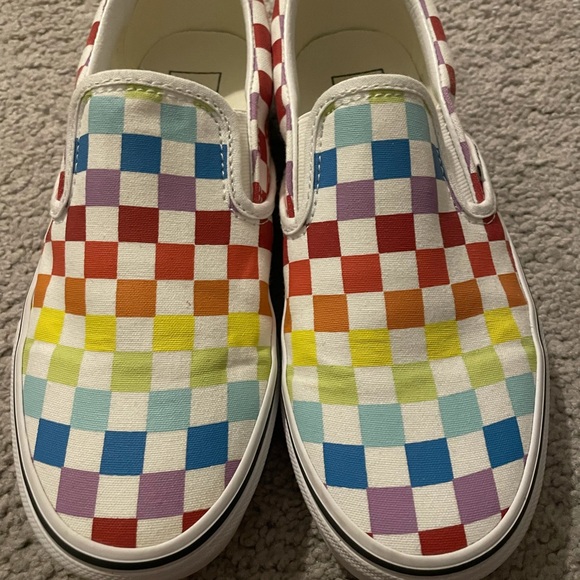 Rainbow Vans women's size 7 - Picture 2 of 3